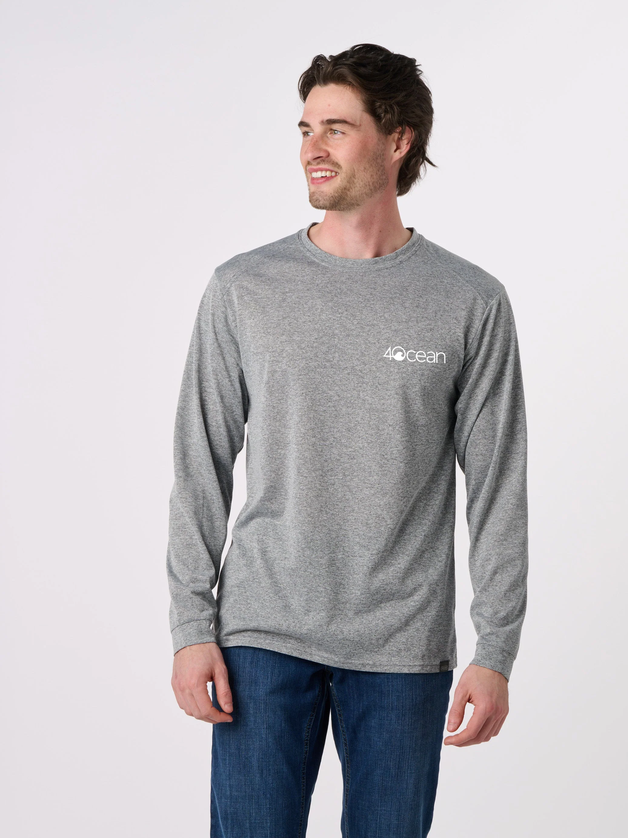 4ocean Logo Sport Long Sleeve T-Shirt - Image 3