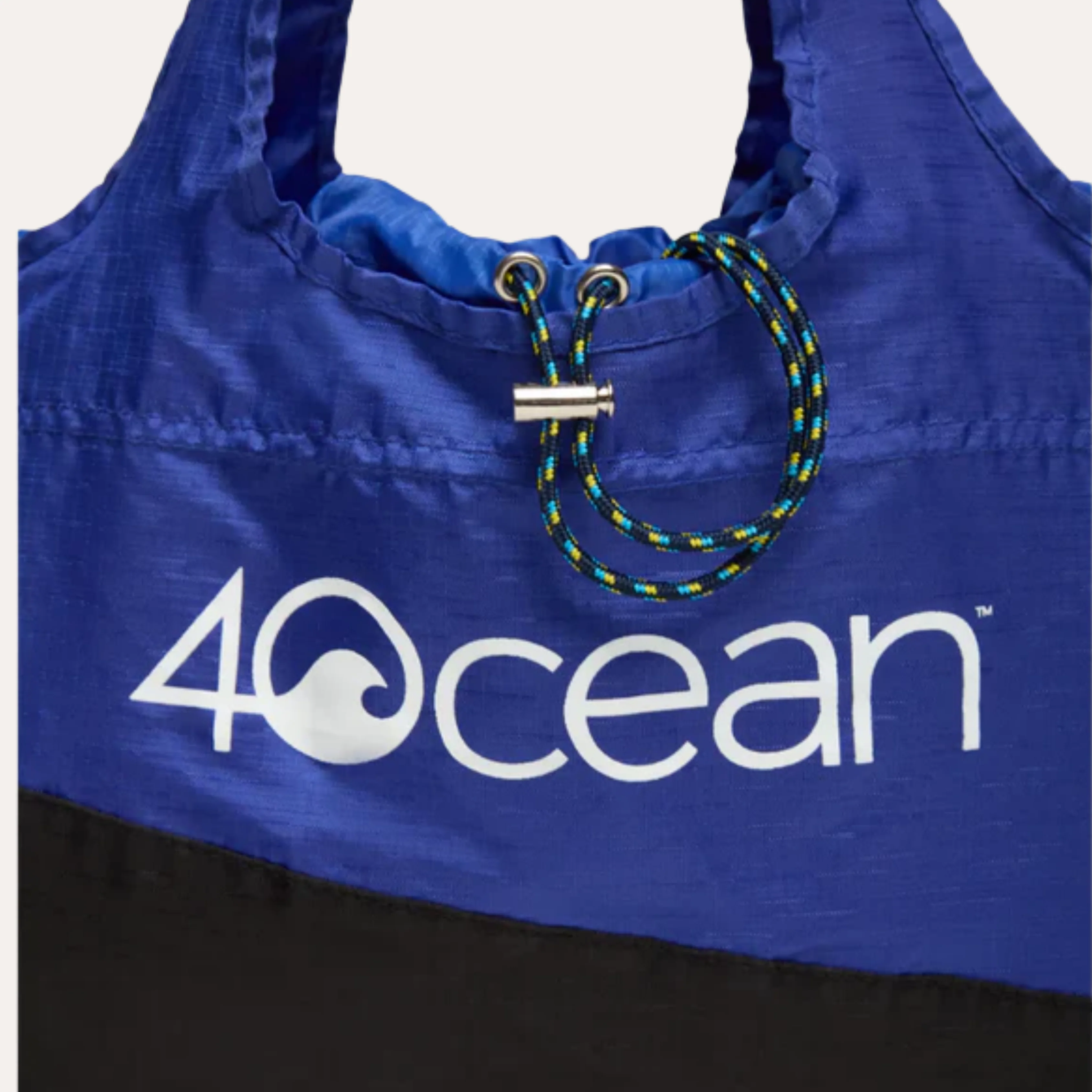 BYBBA x 4OCEAN THE LITTLE SUR PACKABLE TOTE BAG / ULTRA MARINE - Image 3
