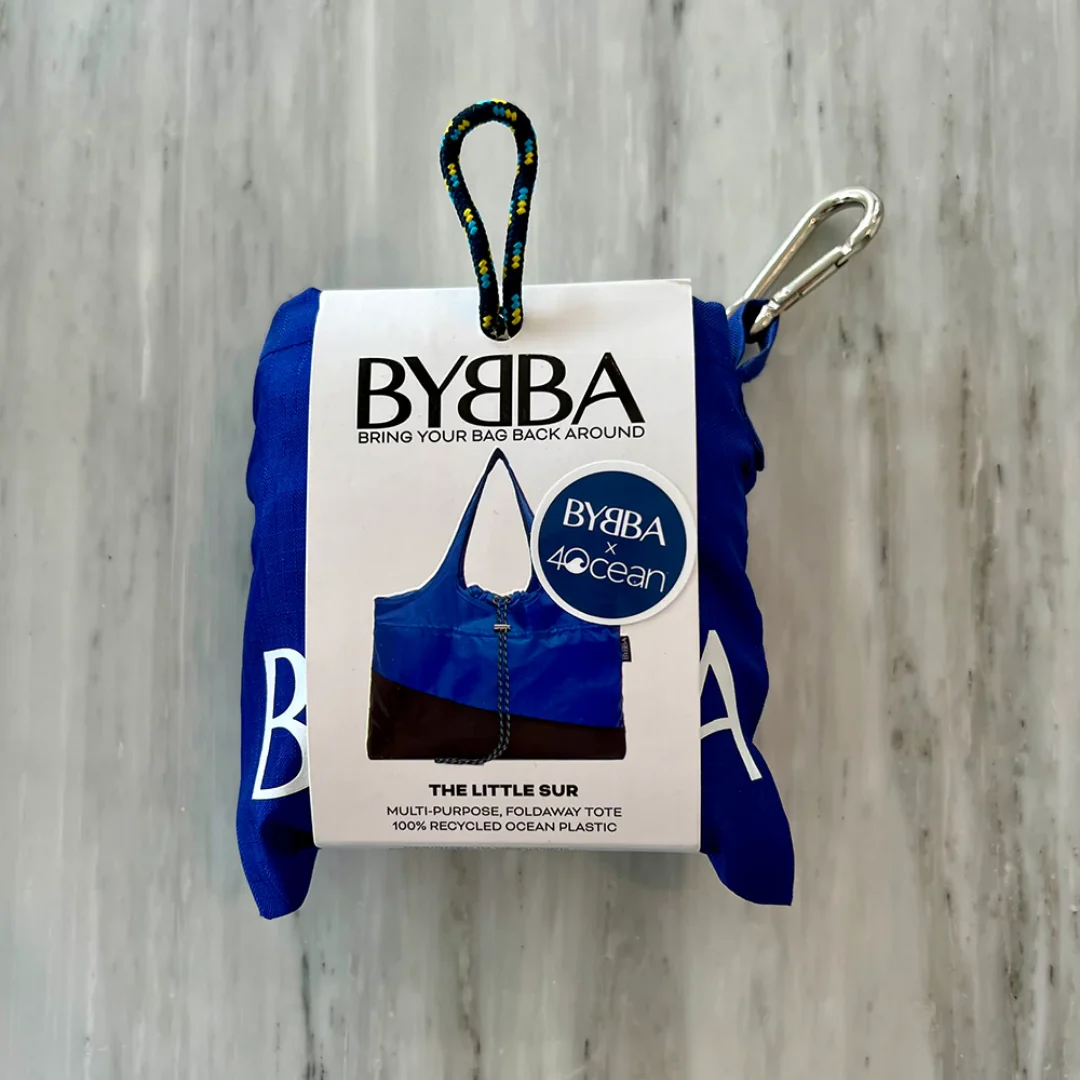BYBBA x 4OCEAN THE LITTLE SUR PACKABLE TOTE BAG / ULTRA MARINE - Image 6