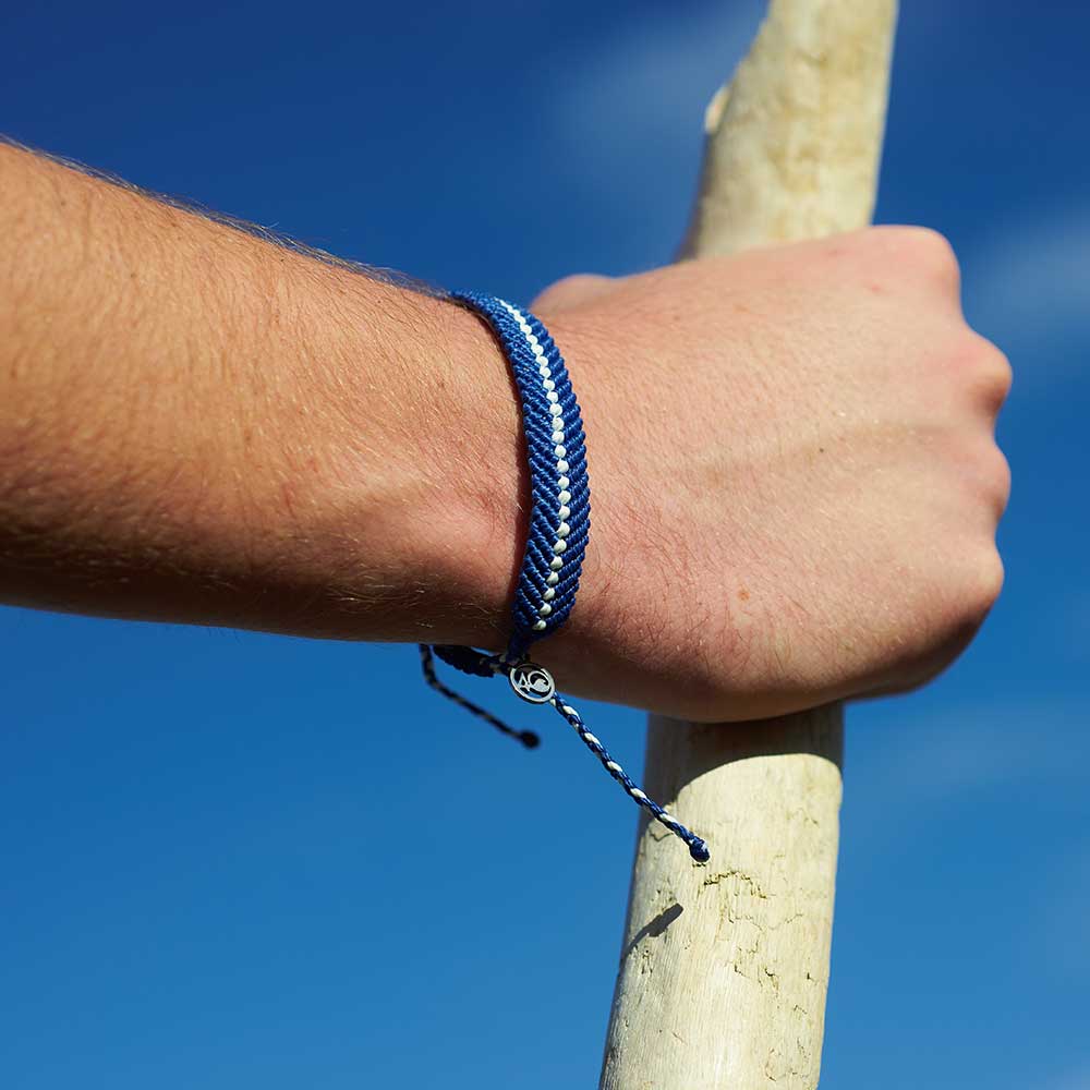 Deep Sea Braided Bracelet in Abyssal Blue Glow - Image 3