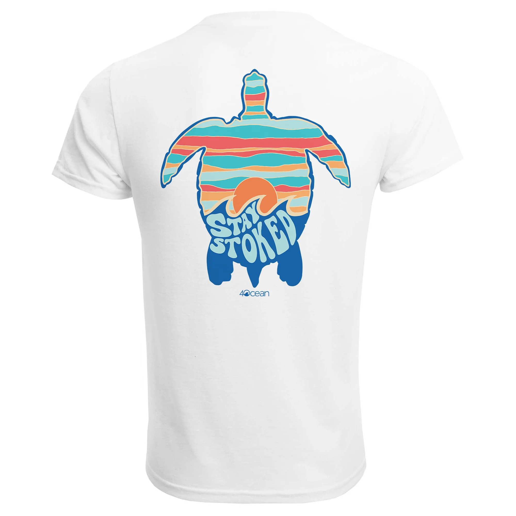 Stay Stoked Turtle Unisex T-Shirt - Image 12